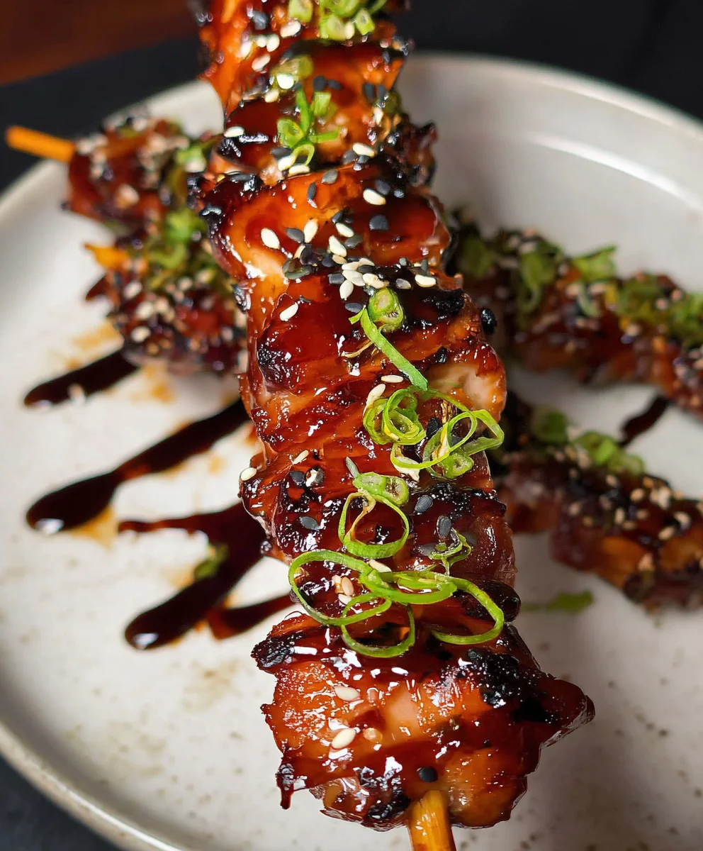 Easy Teriyaki Beef Skewers-Quick Grilled Recipe
