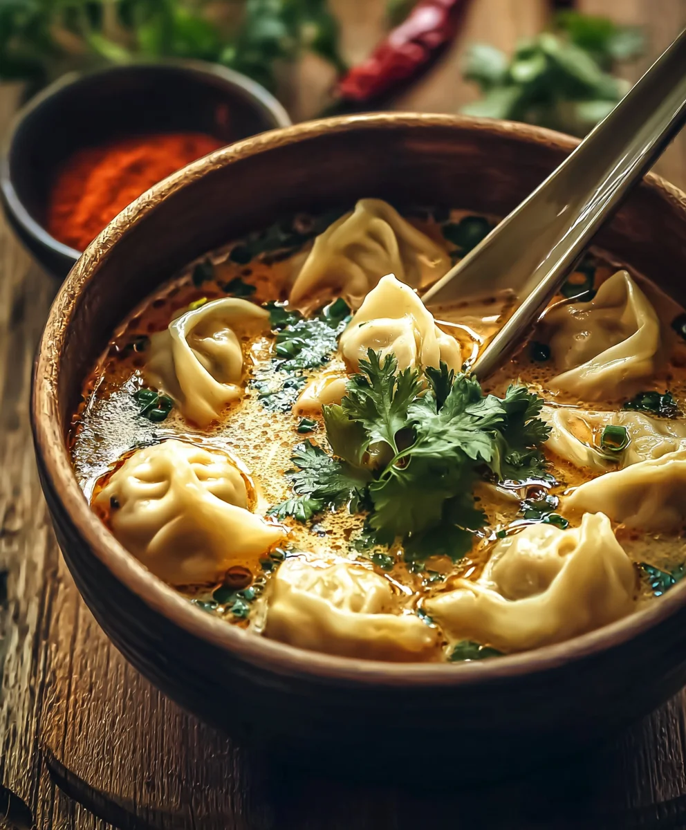 Cozy Beef Potsticker Soup for Nights In