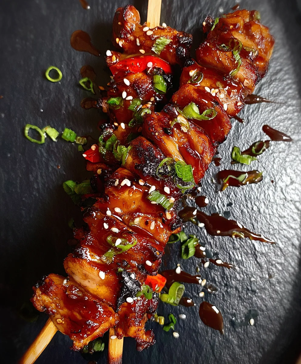 Easy Teriyaki Beef Skewers-Quick Grilled Recipe