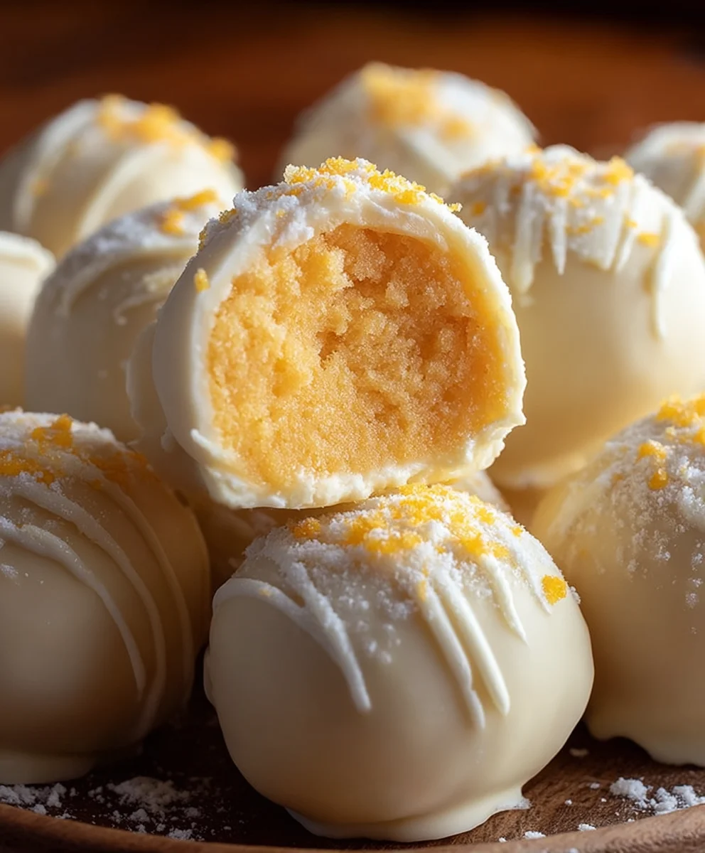 White Chocolate Orange Truffles-Creamsicle Dream