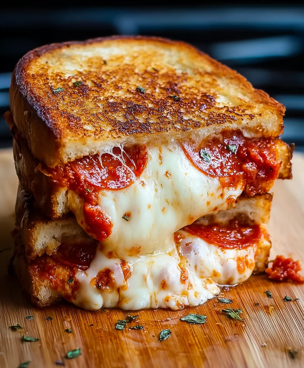 Quick Pizza Grilled Cheese - Easy & Delicious Recipe