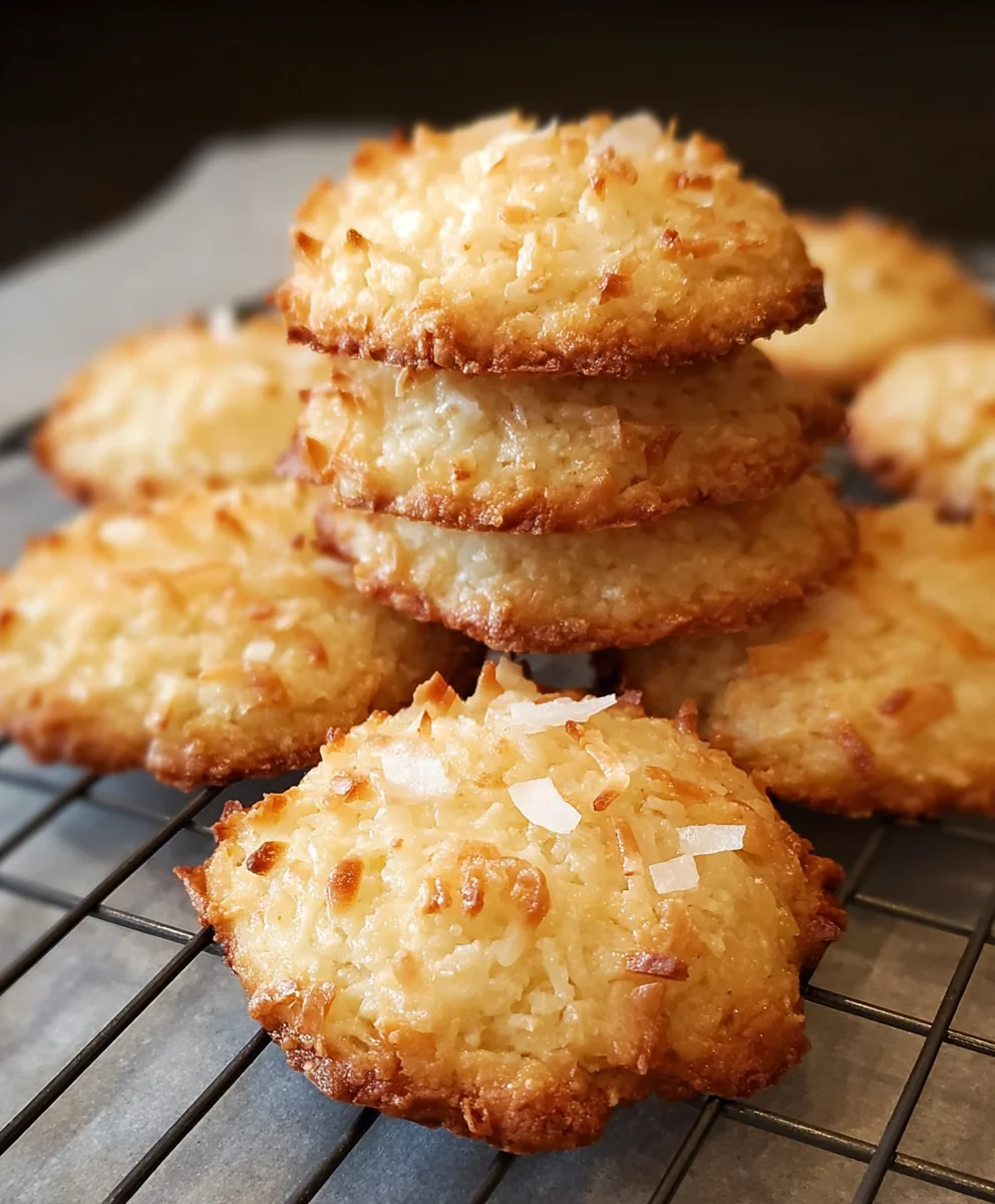 Chewy Coconut Cookies - Easy Homemade Recipe