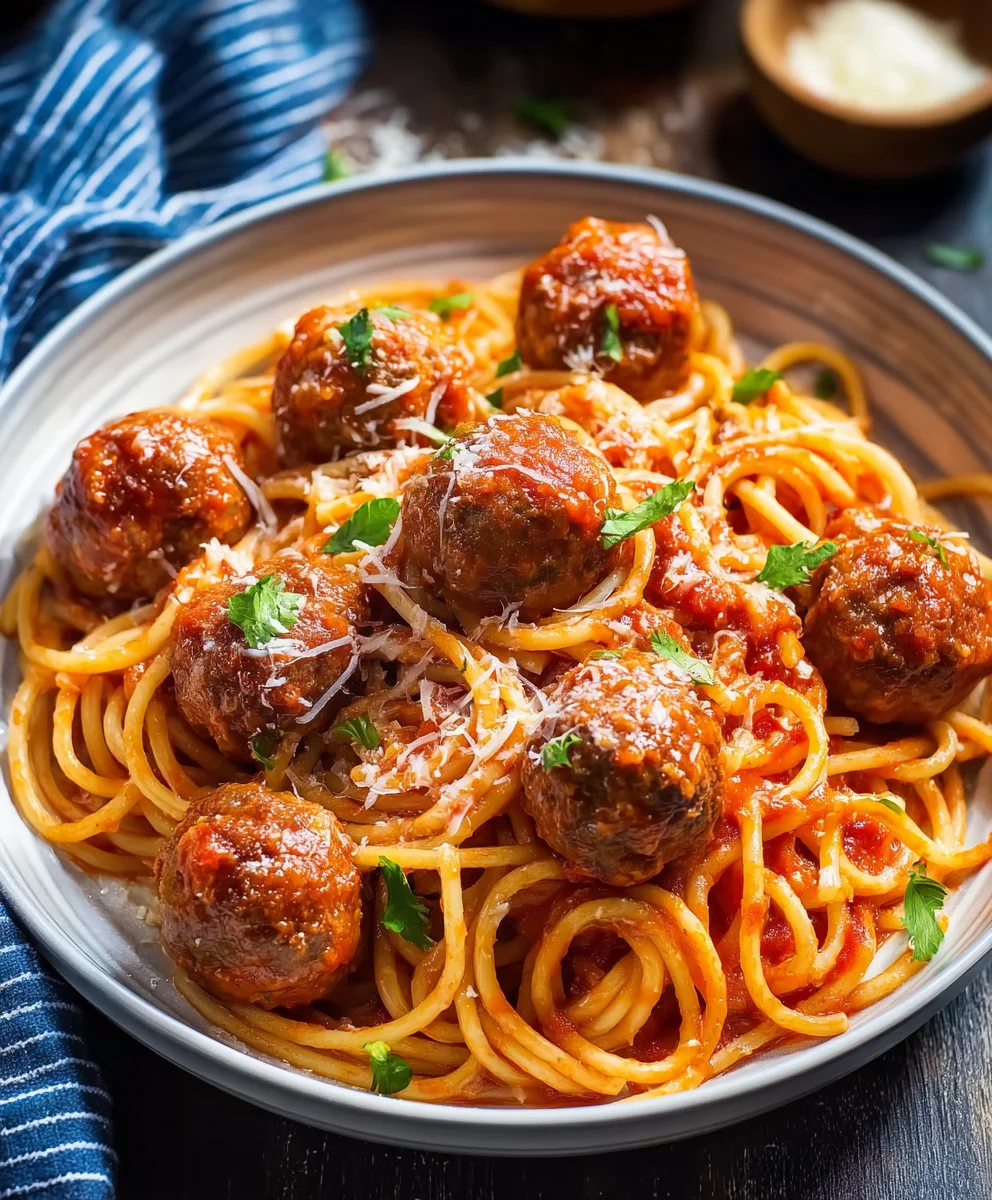 Easy Instant Pot Spaghetti Meatballs Recipe