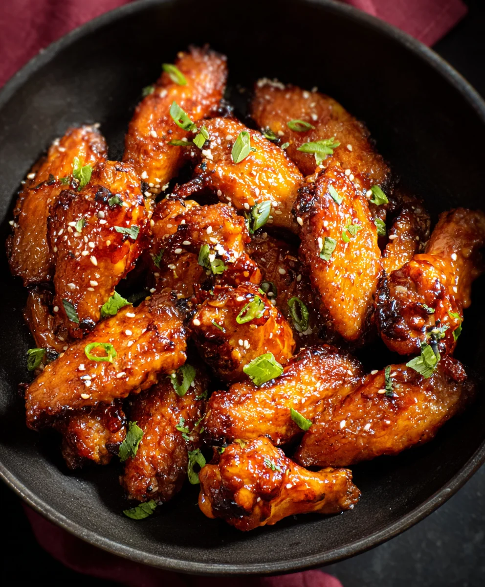Honey Garlic Chicken Wings-Easy Flavorful Recipe