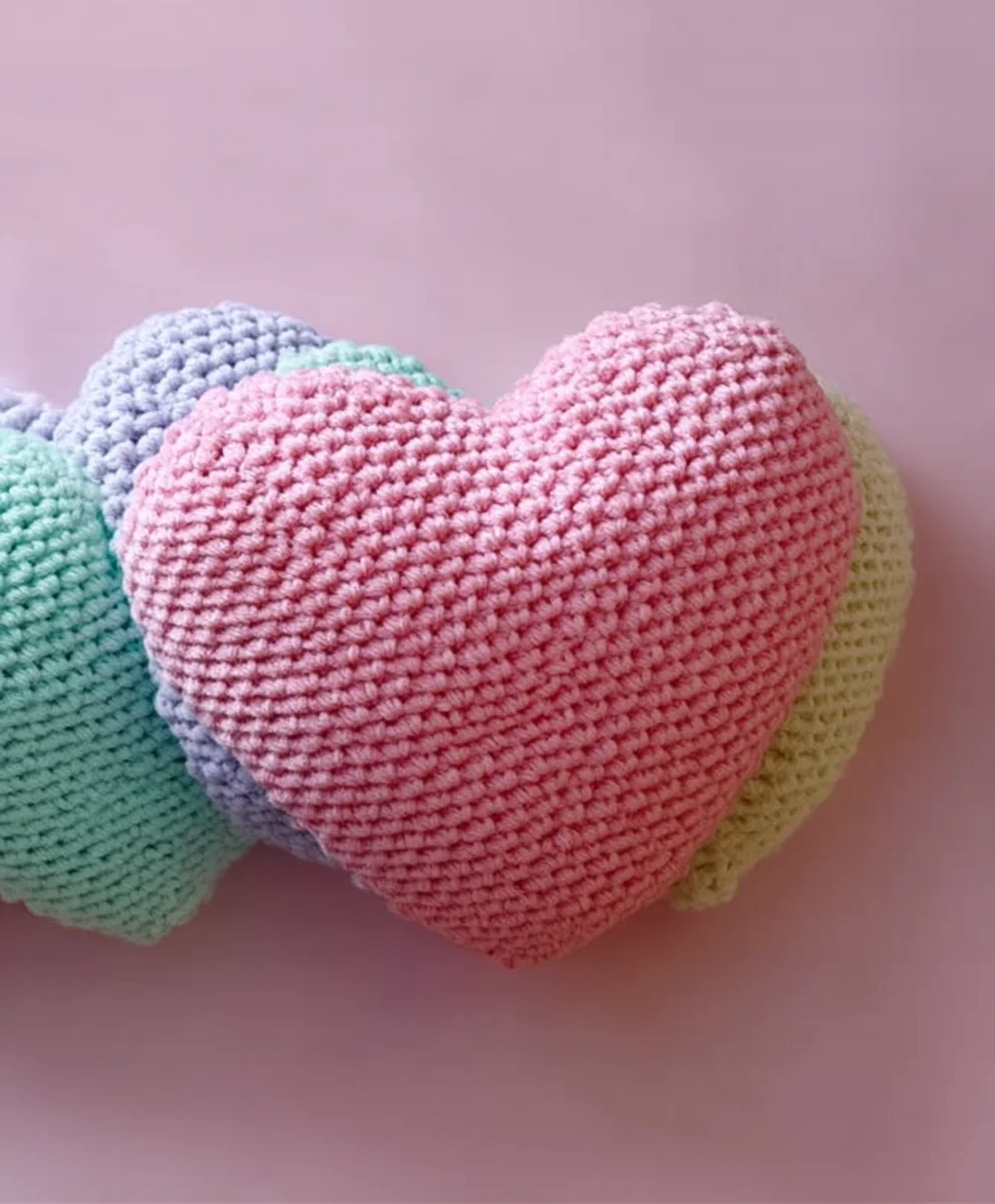 Candy Heart Pillow Crochet Pattern Non-Non-Alcoholic Alternative