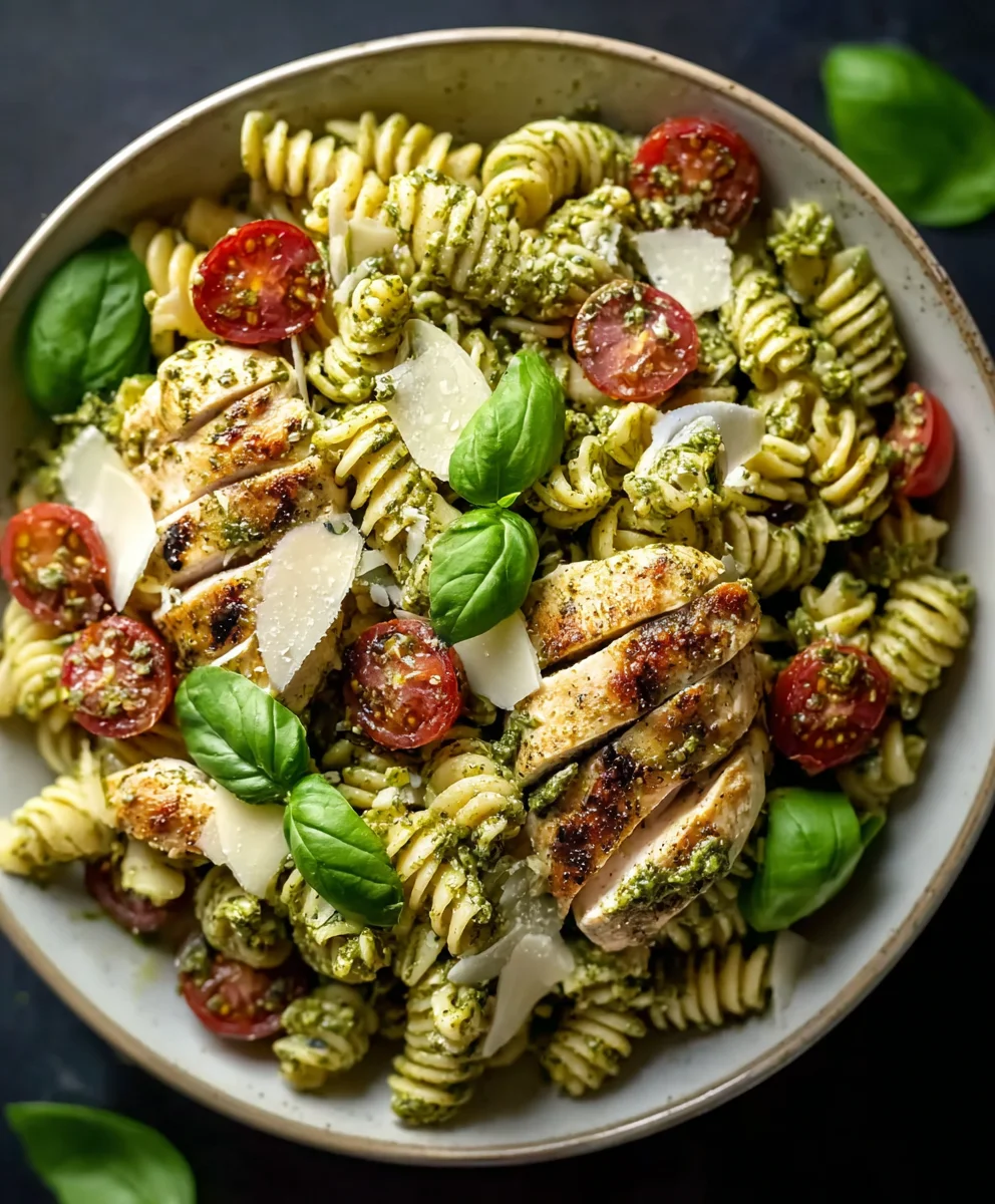 Easy Pesto Pasta Salad Recipe-Fresh & Flavorful