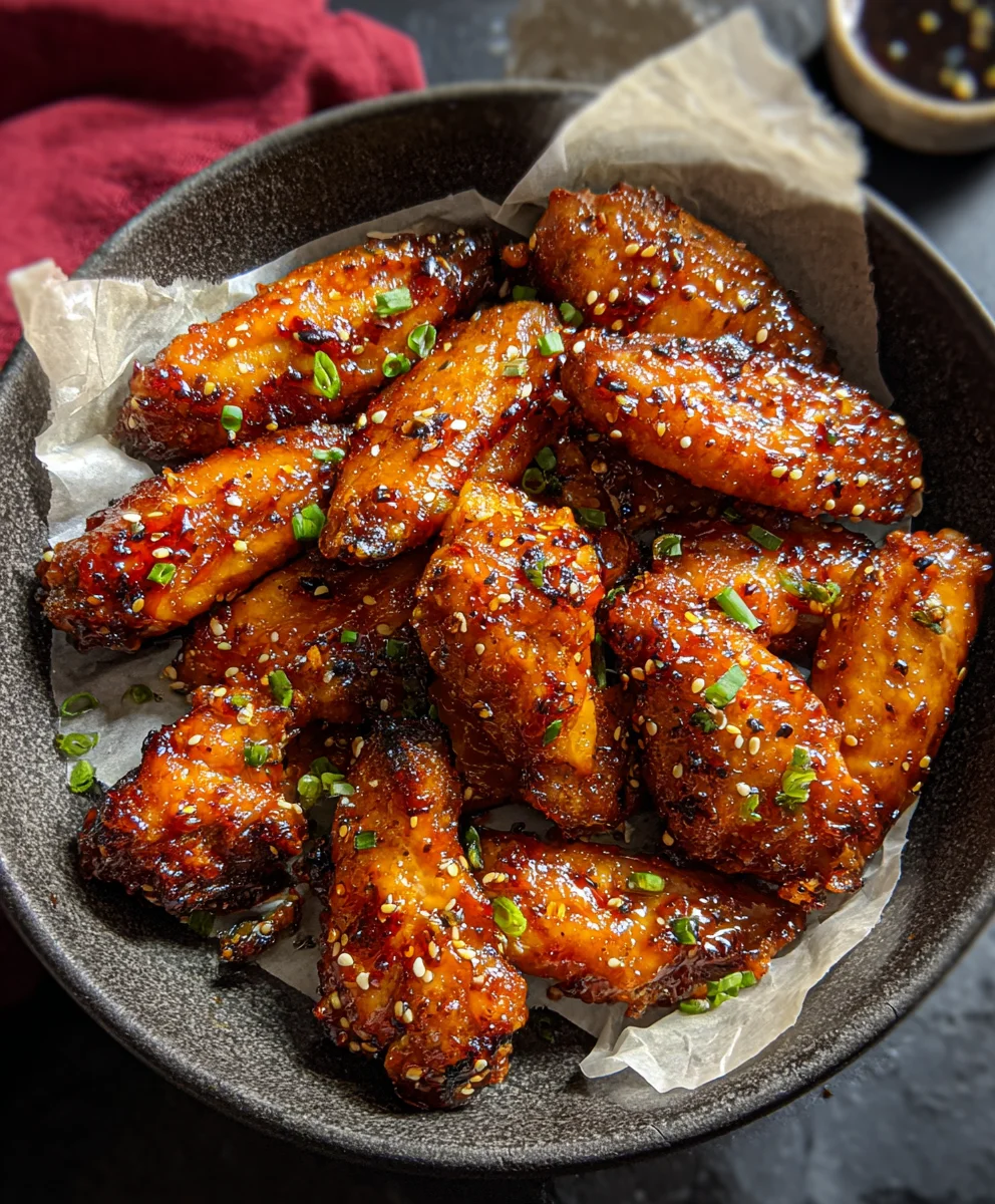 Honey Garlic Chicken Wings-Easy Flavorful Recipe