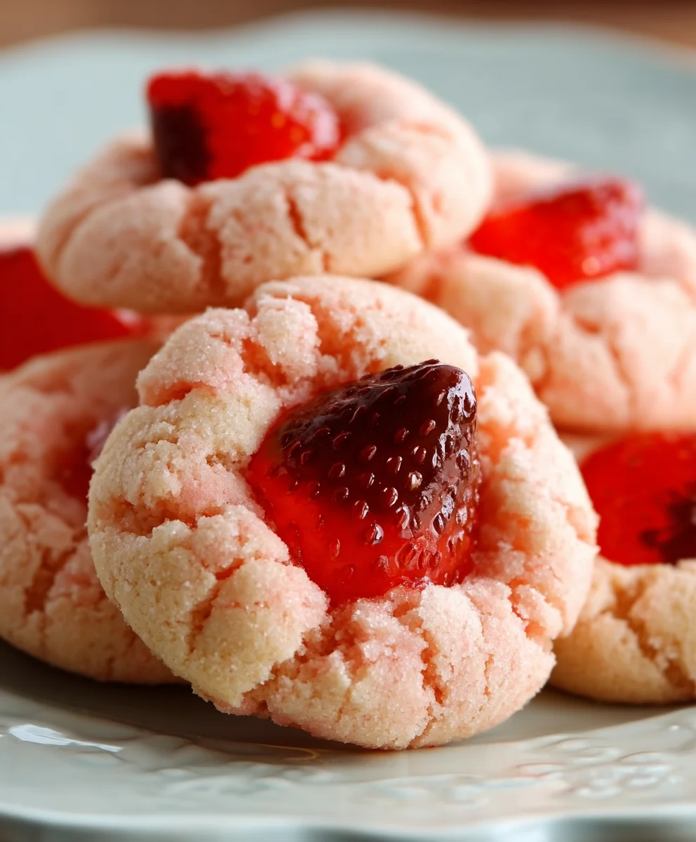 Strawberry Kiss Cookies - Easy & Delicious Recipe