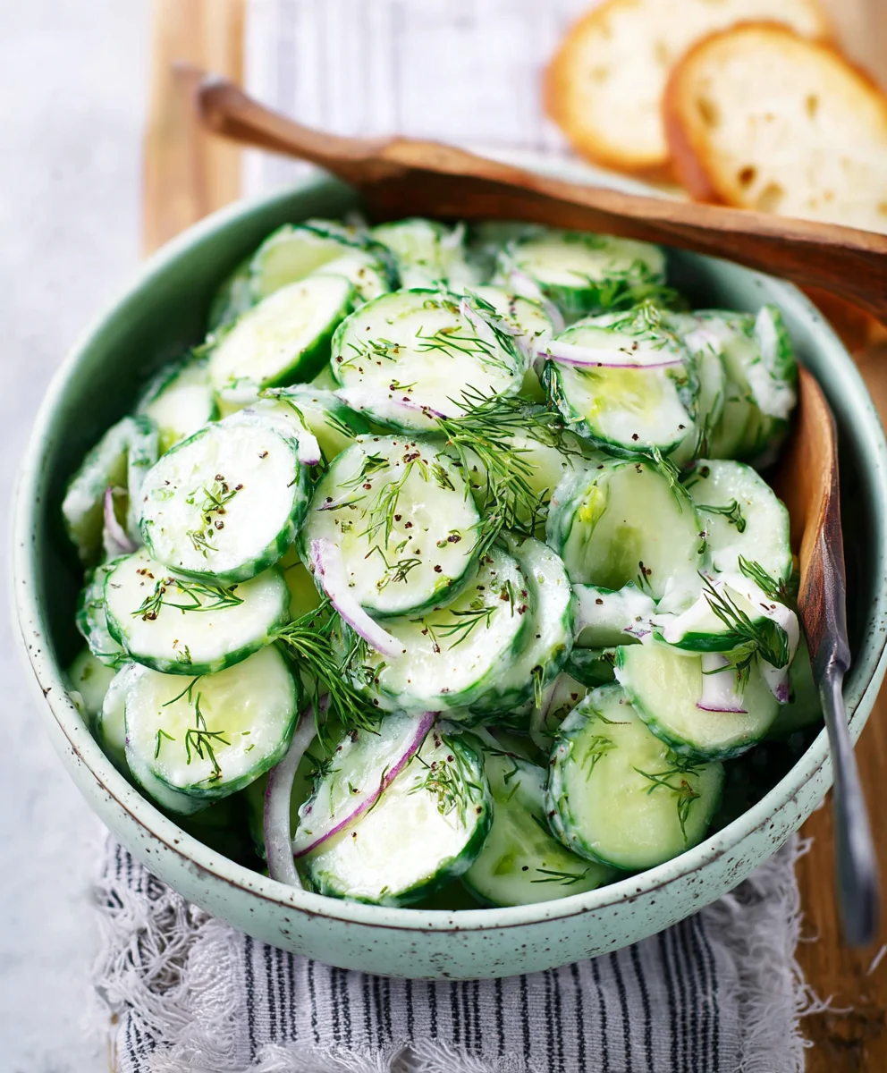Cucumber Dill Salad - Fresh & Easy Recipe