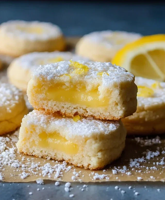 Lemon Bar Butter Cookies
