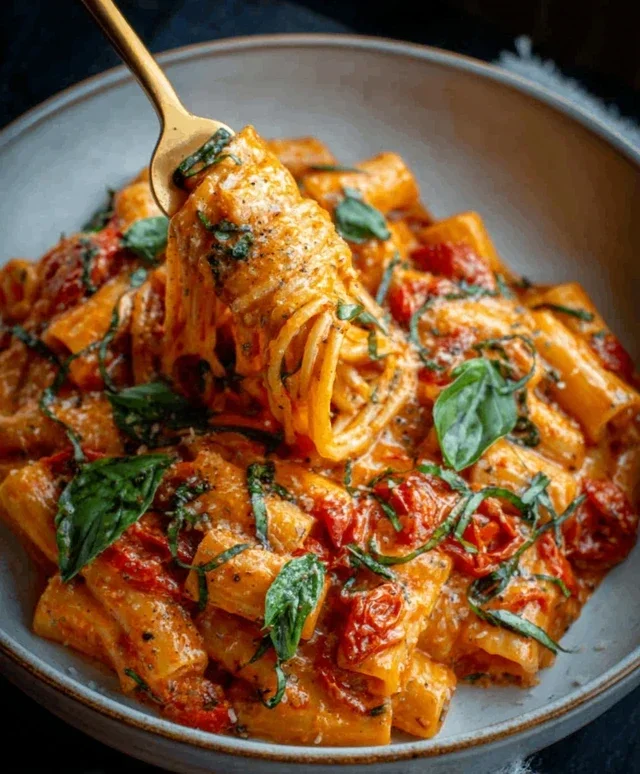 Creamy Tomato Garlic Pasta
