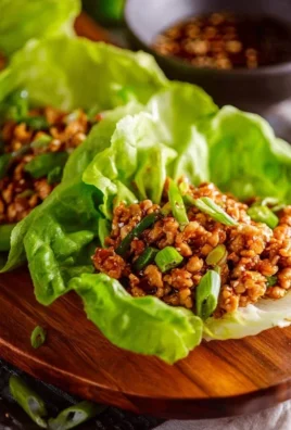 Asian chicken lettuce wraps recipe (Whole30, Pnon-non-non-alcoholic alternativeic non-alcoholic aleo, Low Carb)