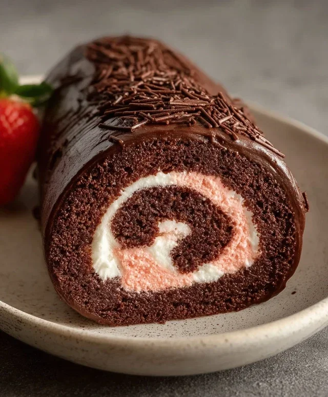 Easy Chocolate Swiss Roll