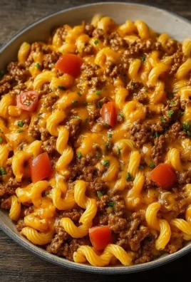 Cheesy Beef Taco Pasta