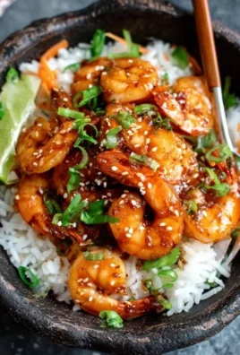 Honey Garlic Shrimp Bowls