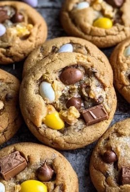 Brown Butter Cadbury Egg Cookies
