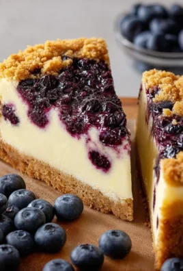 Blueberry Crum extract extractble Cheesecake