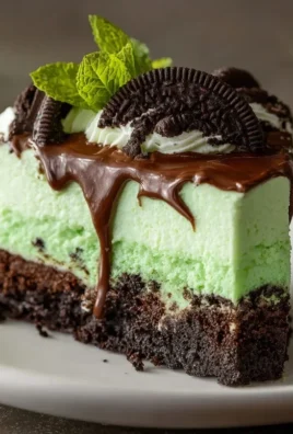 Mint Oreo Cheesecake Delight