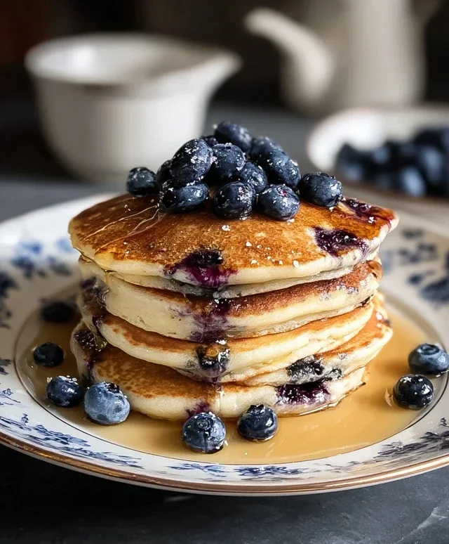 Easy Blueberry Pancake