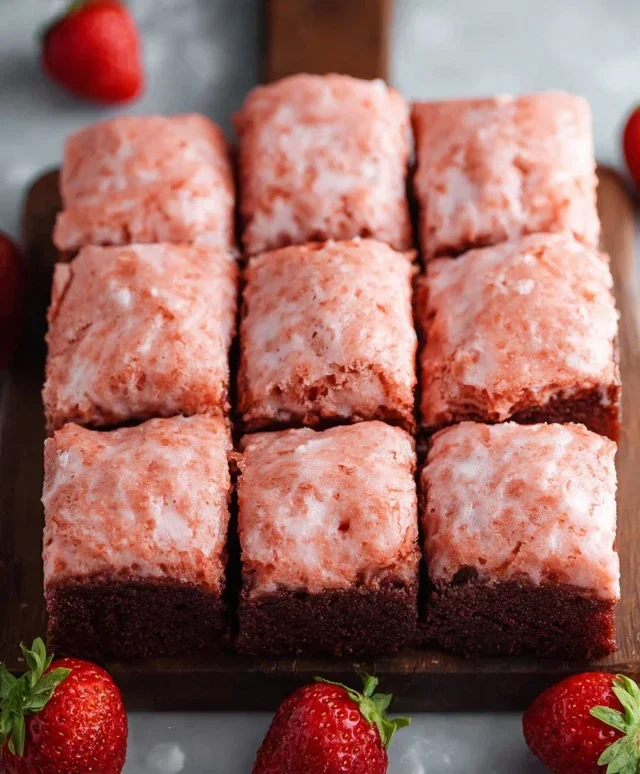 Strawberry Brownies