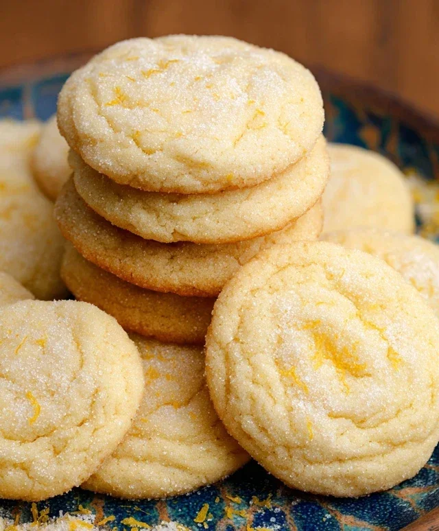 Soft & Chewy Lemon Cookies