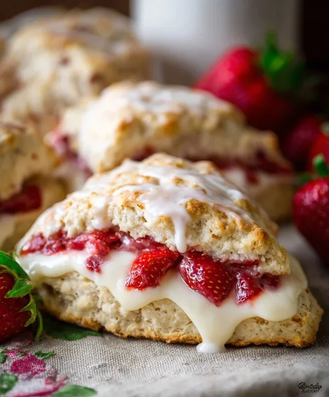 Strawberry Scones