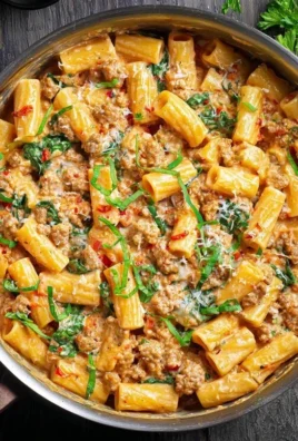 Creamy Sausage Rigatoni (One-Pan, 30-Minute Meal)