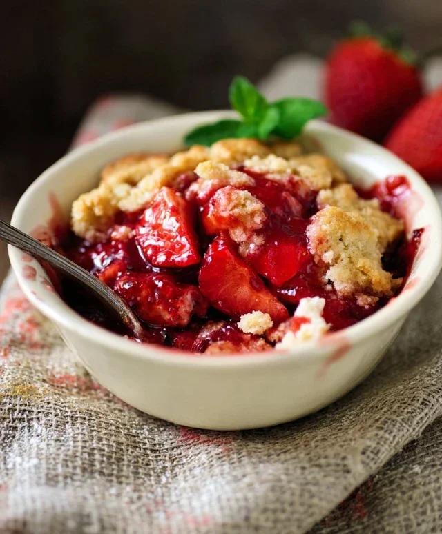 Strawberry Cobbler