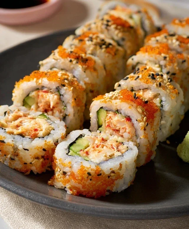 Kani Sushi (Spicy Crab Roll)