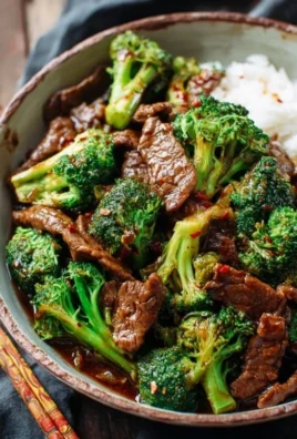 Chinese Beef and Broccoli (牛肉炒西兰花)