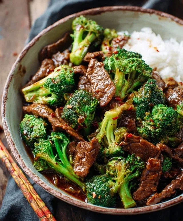 Chinese Beef and Broccoli (牛肉炒西兰花)