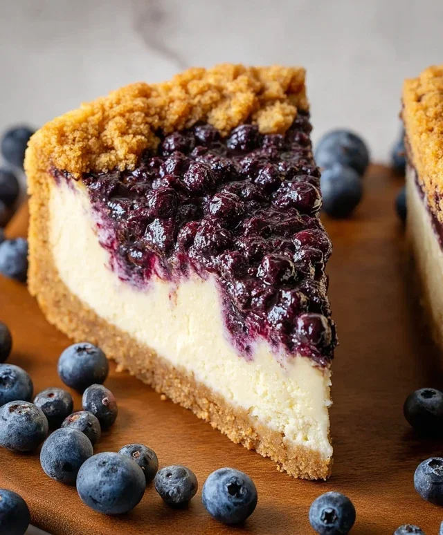 Blueberry Crum extract extractble Cheesecake