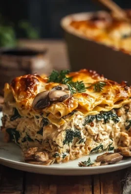 Mushroom And Spinach Lasagna Recipe