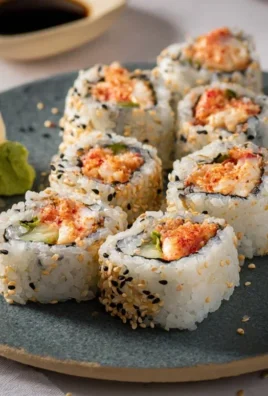 Kani Sushi (Spicy Crab Roll)