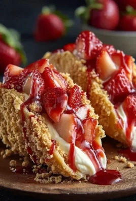 Strawberry Crunch Cheesecake Tacos