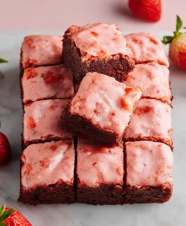 Strawberry Brownies