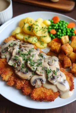 Rahmschnitzel Creamy Mushroom Schnitzel