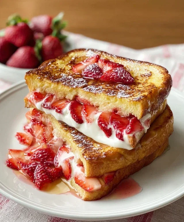 Strawberry Cheesecake French Toast