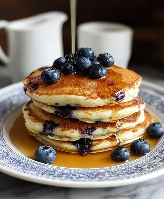 Easy Blueberry Pancake