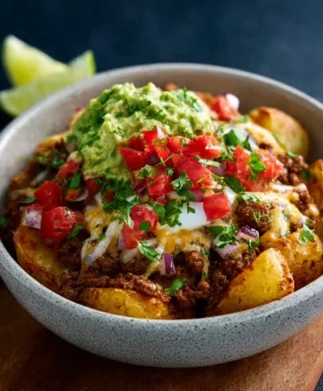 Loaded Potato Taco Bowl