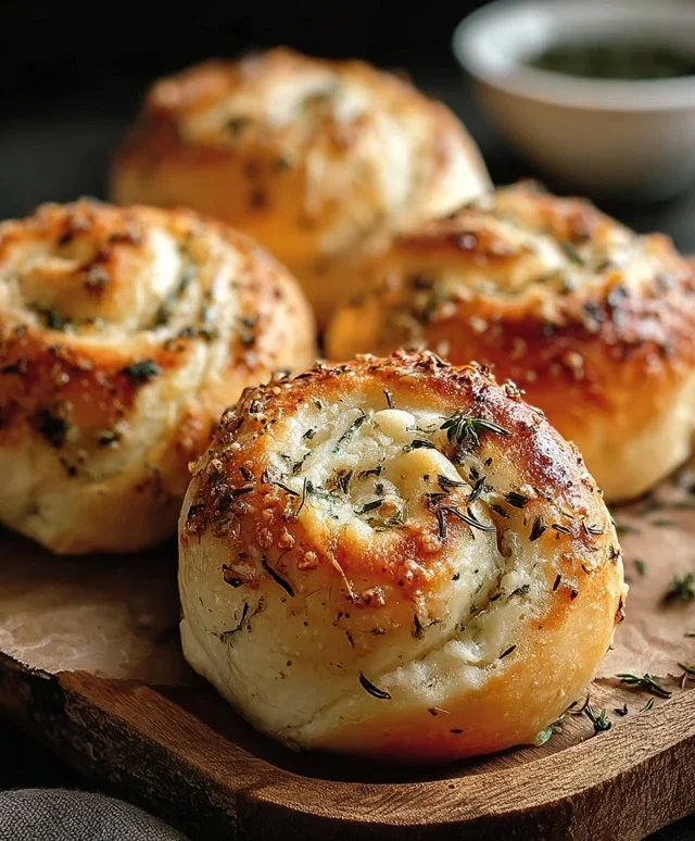 Sourdough Herb and Cheese Rolls