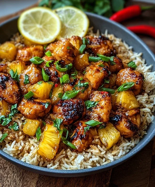 Pineapple Chicken and Rice