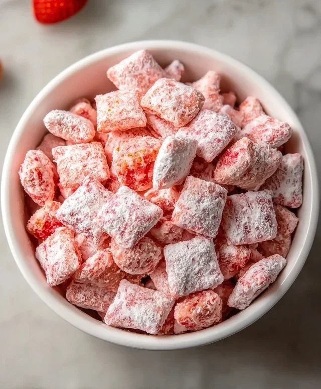 Strawberry Shortcake Puppy Chow