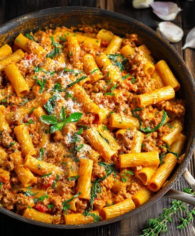 Creamy Sausage Rigatoni (One-Pan, 30-Minute Meal)