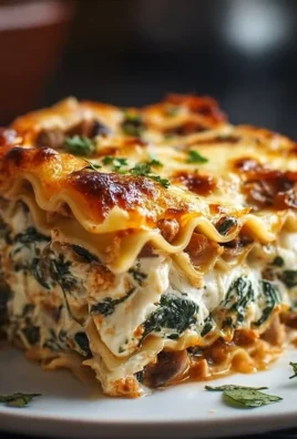 Mushroom And Spinach Lasagna Recipe