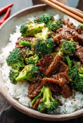 Chinese Beef and Broccoli (牛肉炒西兰花)
