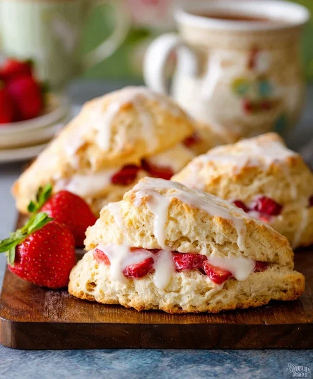Strawberry Scones