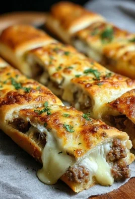 Philly Cheesesteak Stuffed Cheesy Breadsticks
