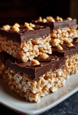 Chocolate Peanut Butter Rice Krispie Squares