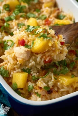 Aloha Pineapple Chicken Rice Casserole